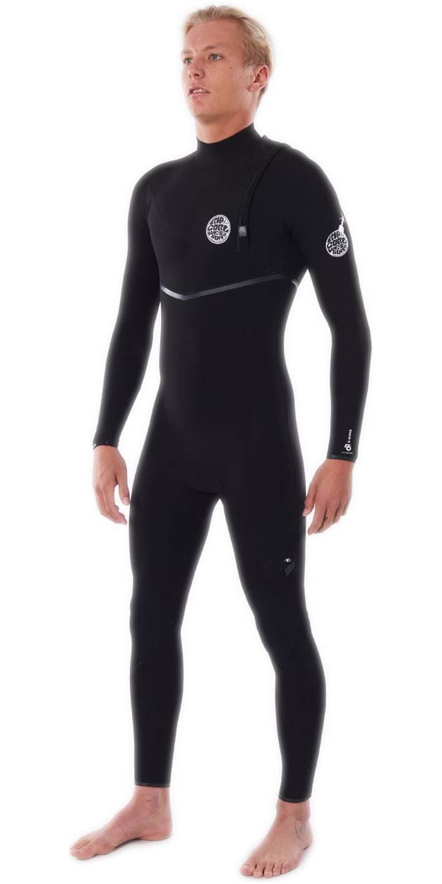 Black 3/2mm Zip Free Wetsuit Q669230