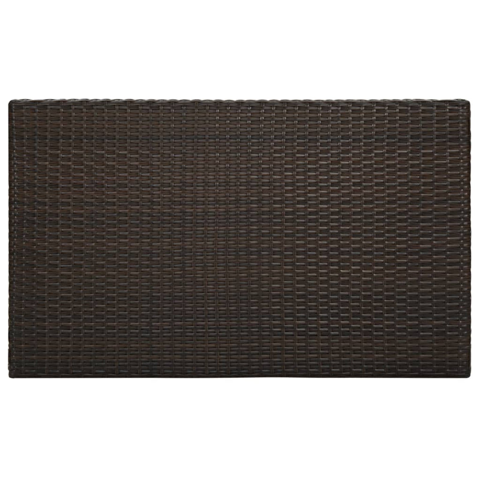 Brown Poly Rattan Patio Bar Table E28908