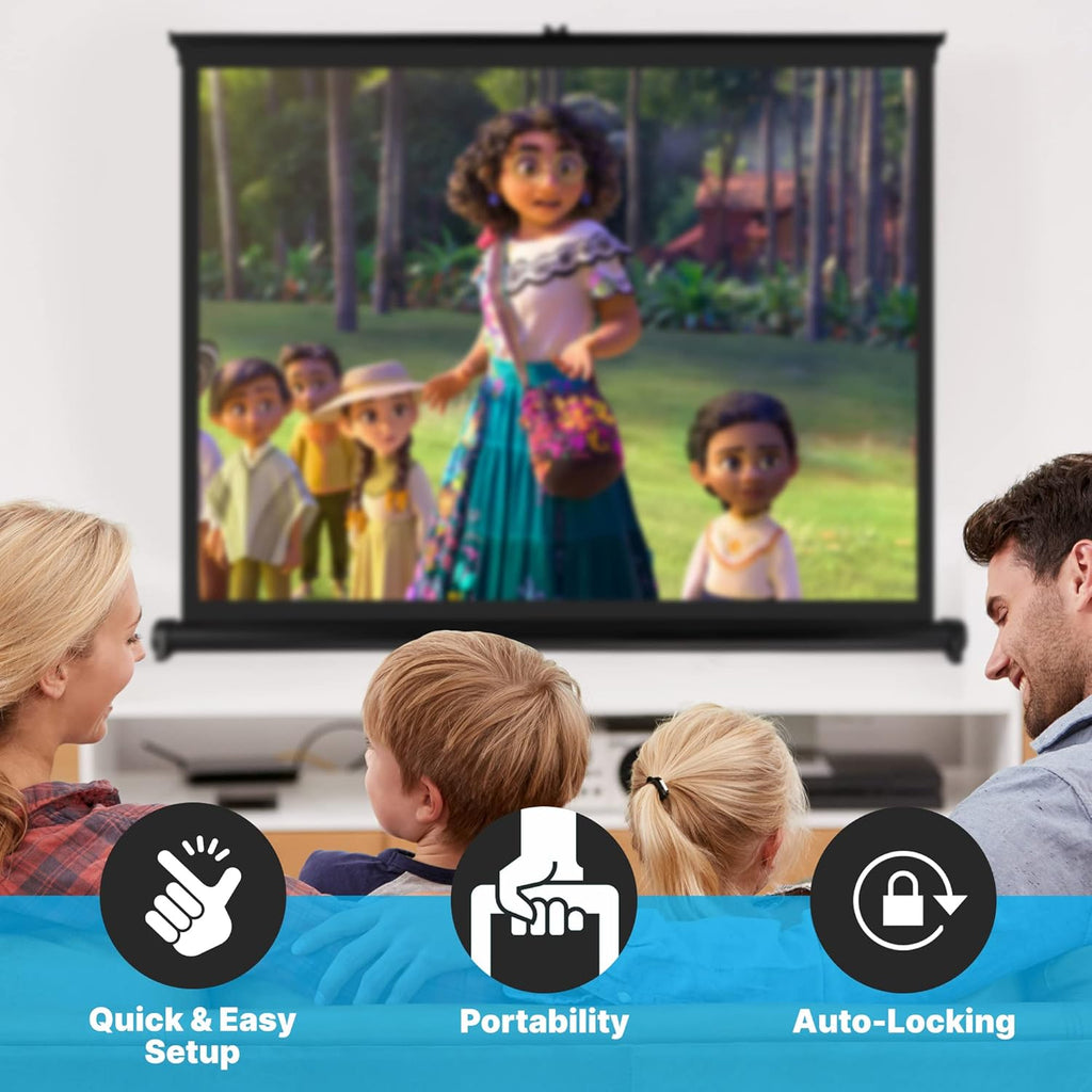 40 Inch Portable Projector Screen with Stand F9222