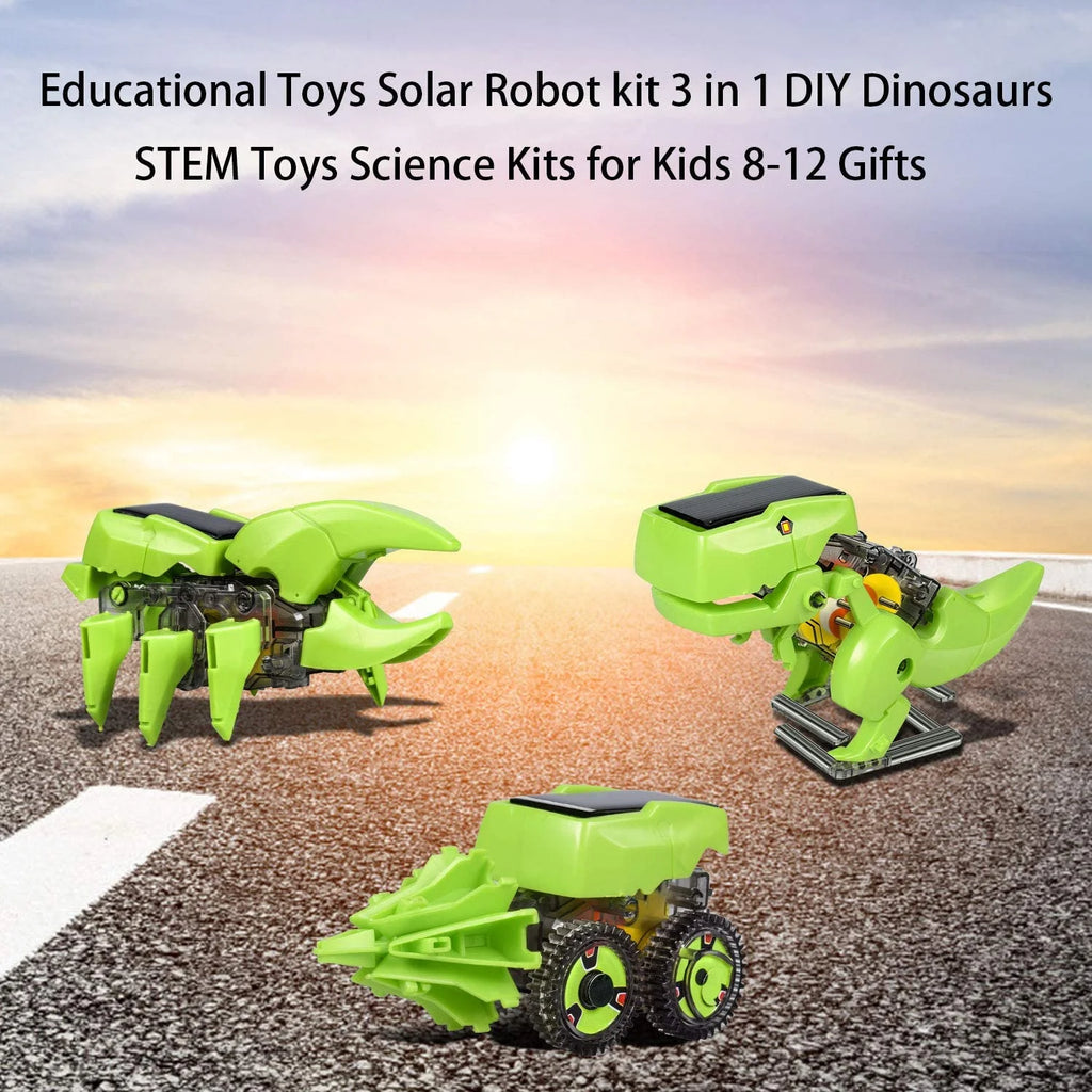 3 in 1 Solar STEM Robot Building Kit for Kids Ages 8 9 10 11 12 U7258