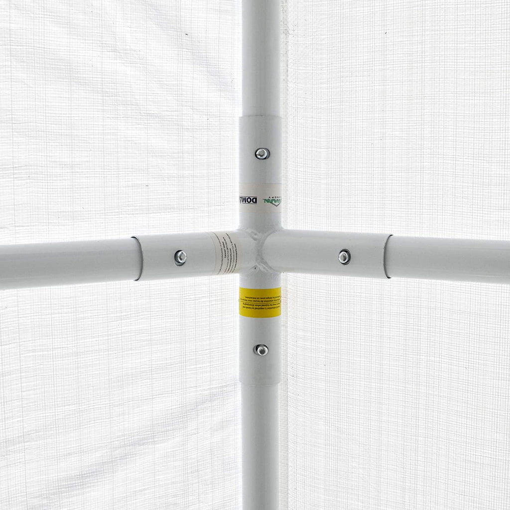 White 10' x 15' Carport Shelter J3773