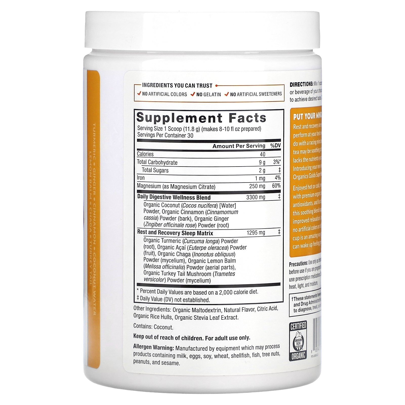 Soothing Citrus Superfood Powder X9532