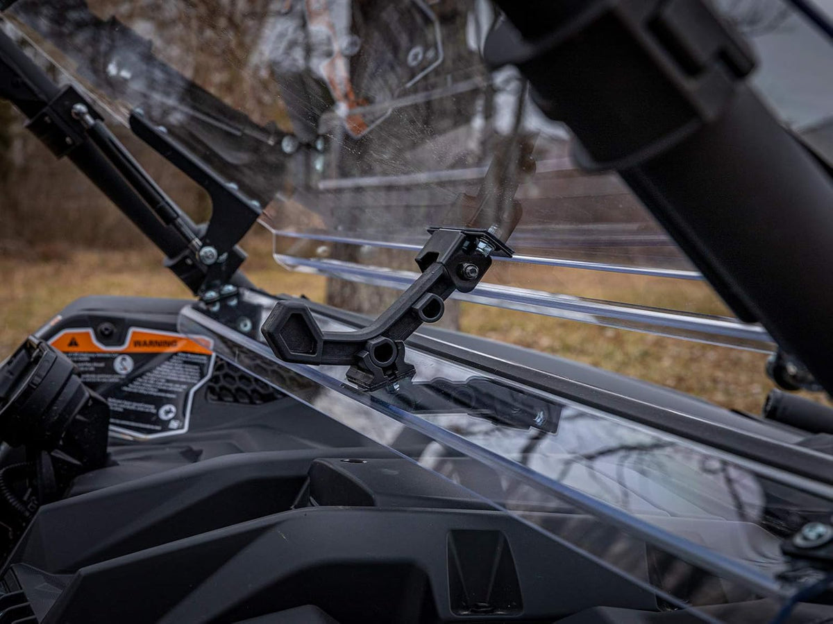 Scratch Resistant Flip Windshield for Can-Am Maverick X3, 1/4 Thick Polycarbonate H66362