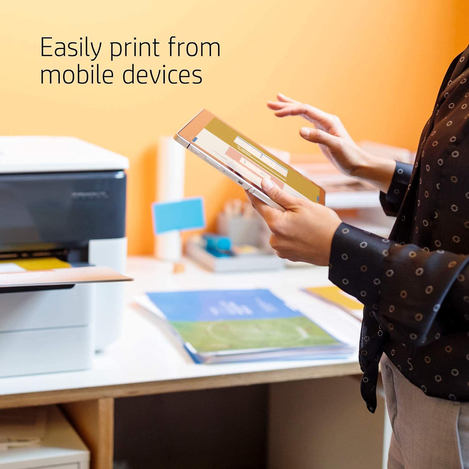 HP OfficeJet Pro 7740 Wide-Format Color Inkjet All-in-One Printer with JAWFOAL Printer Cable V47959