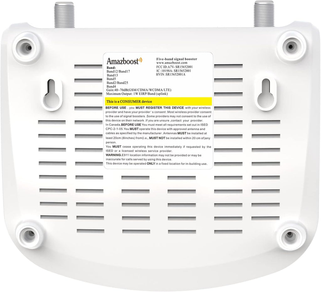 Cell Phone Signal Booster, 5 Band, 3G 4G LTE U252226