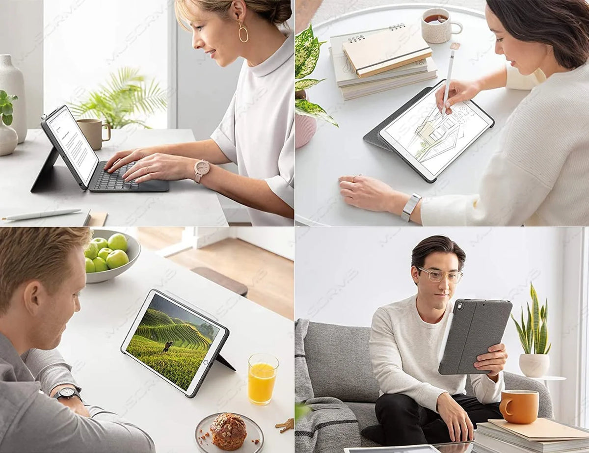 Black Bluetooth Magnetic Detachable Keyboard Case for iPad 10.2 inch B1009