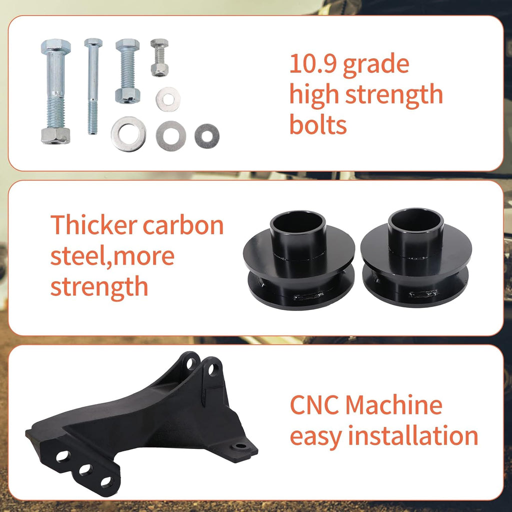 2.5” Leveling Kit with Track Bar Relocation Bracket S66478