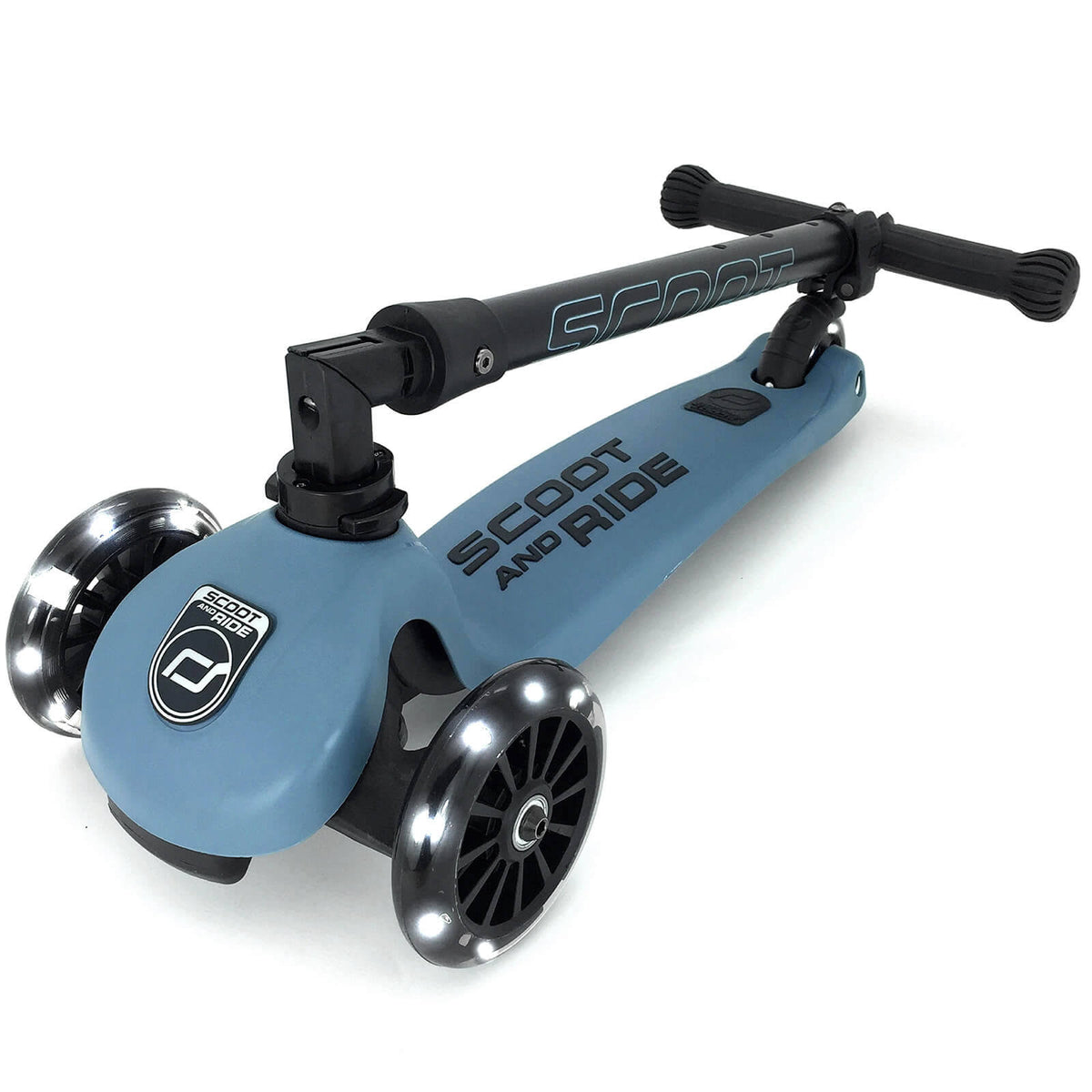 Steel Blue LED Kick Scooter Z55462