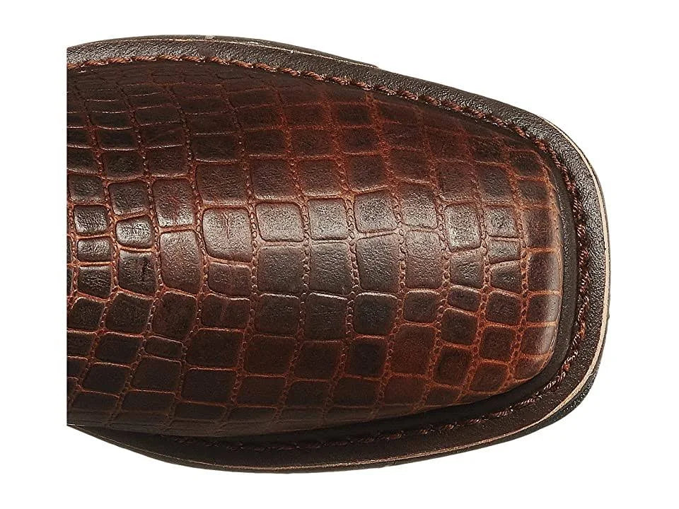 Brown Wide Work Boots W34001