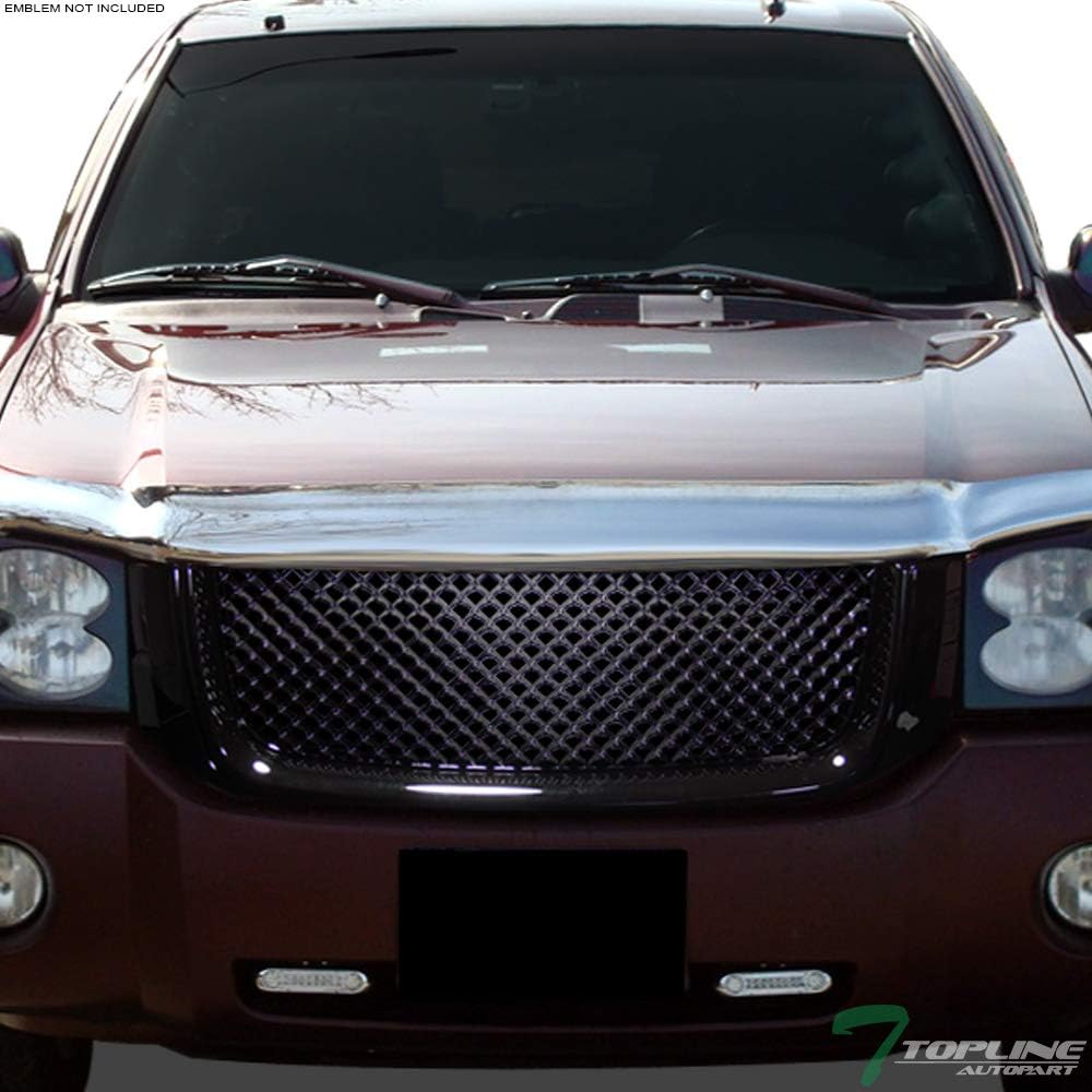 Black Mesh Front Hood Bumper Grill Grille ABS P273909