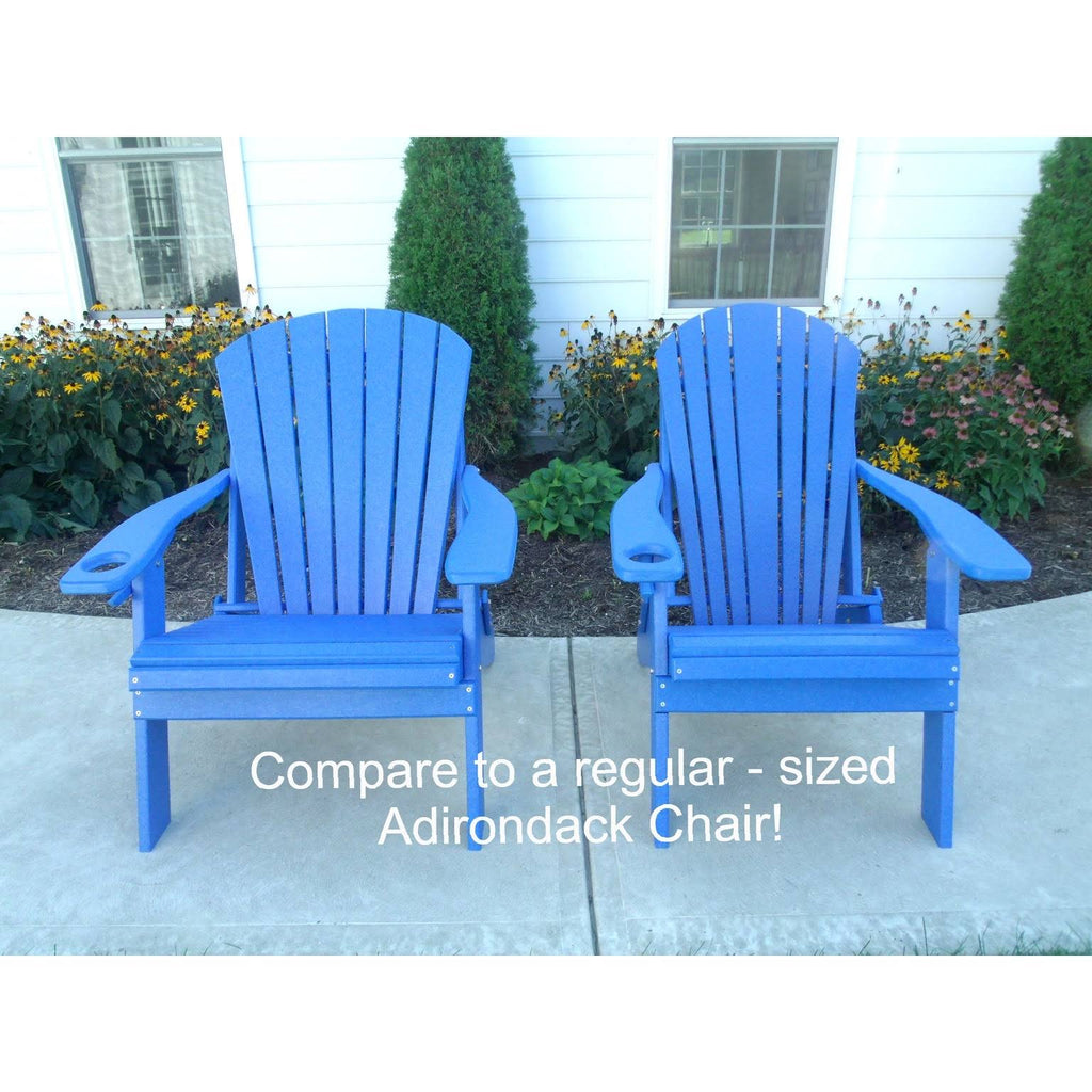 Weathered Wood Poly Adirondack Chair B5714