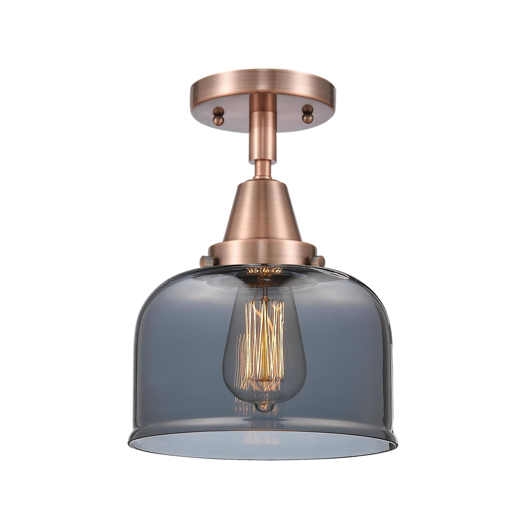 Antique Copper 8 inch Flush Mount Light L9641