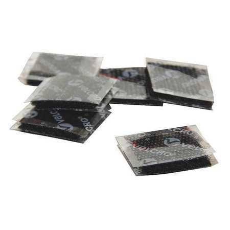 Black Hook-and-Loop Square Reclosable Fastener O994518