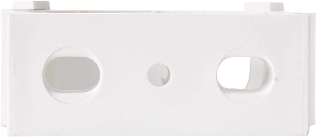 White 10 Pack Surface Mount Polypropylene Pipe Hanger for 4 Inch Pipe O1444