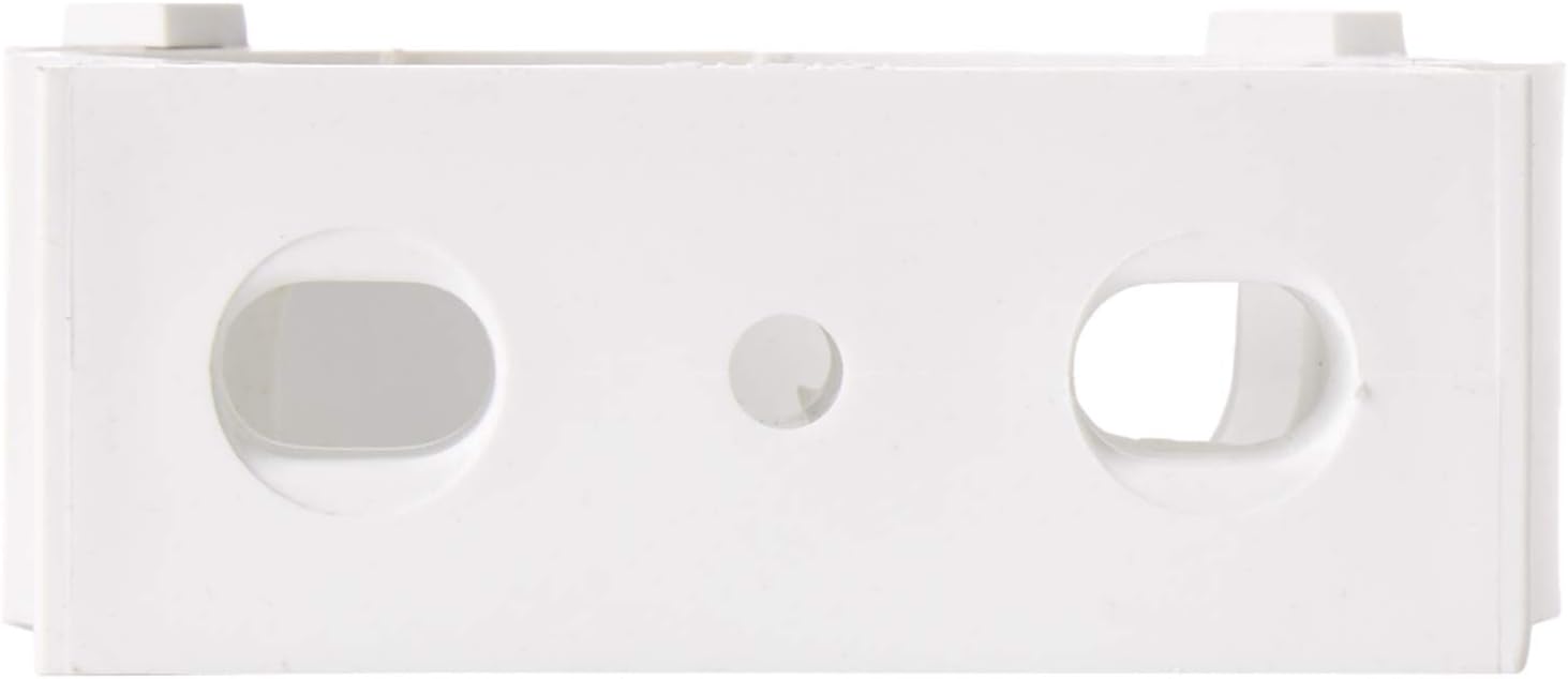 White 10 Pack Surface Mount Polypropylene Pipe Hanger for 4 Inch Pipe O1444