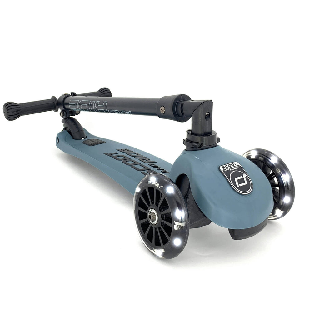 Steel Blue LED Kick Scooter Z55462