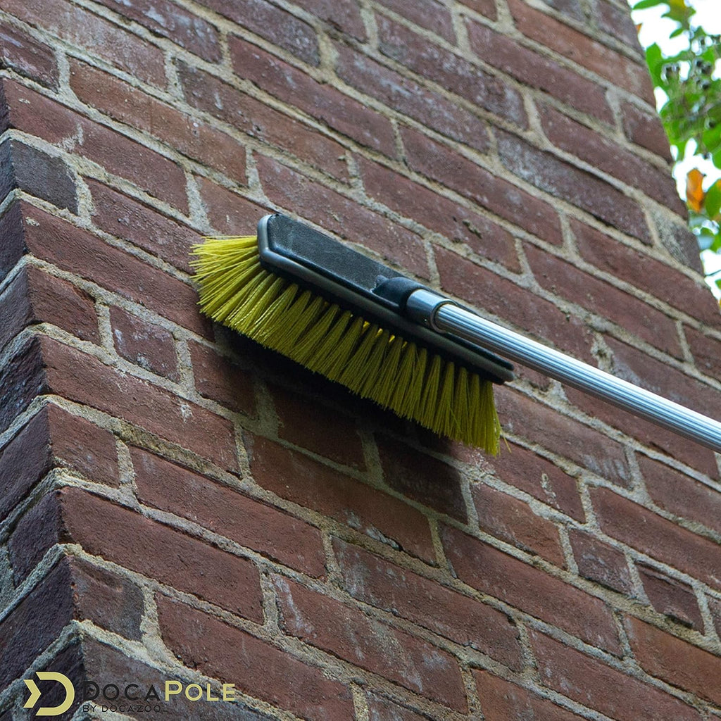 11 Inch Hard Bristle Deck Brush with Telescoping Pole R934