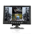 9 inch 16:9 HD 4 Split Quad Color TFT LCD Display Monitor Car Rear View Monitor T7867