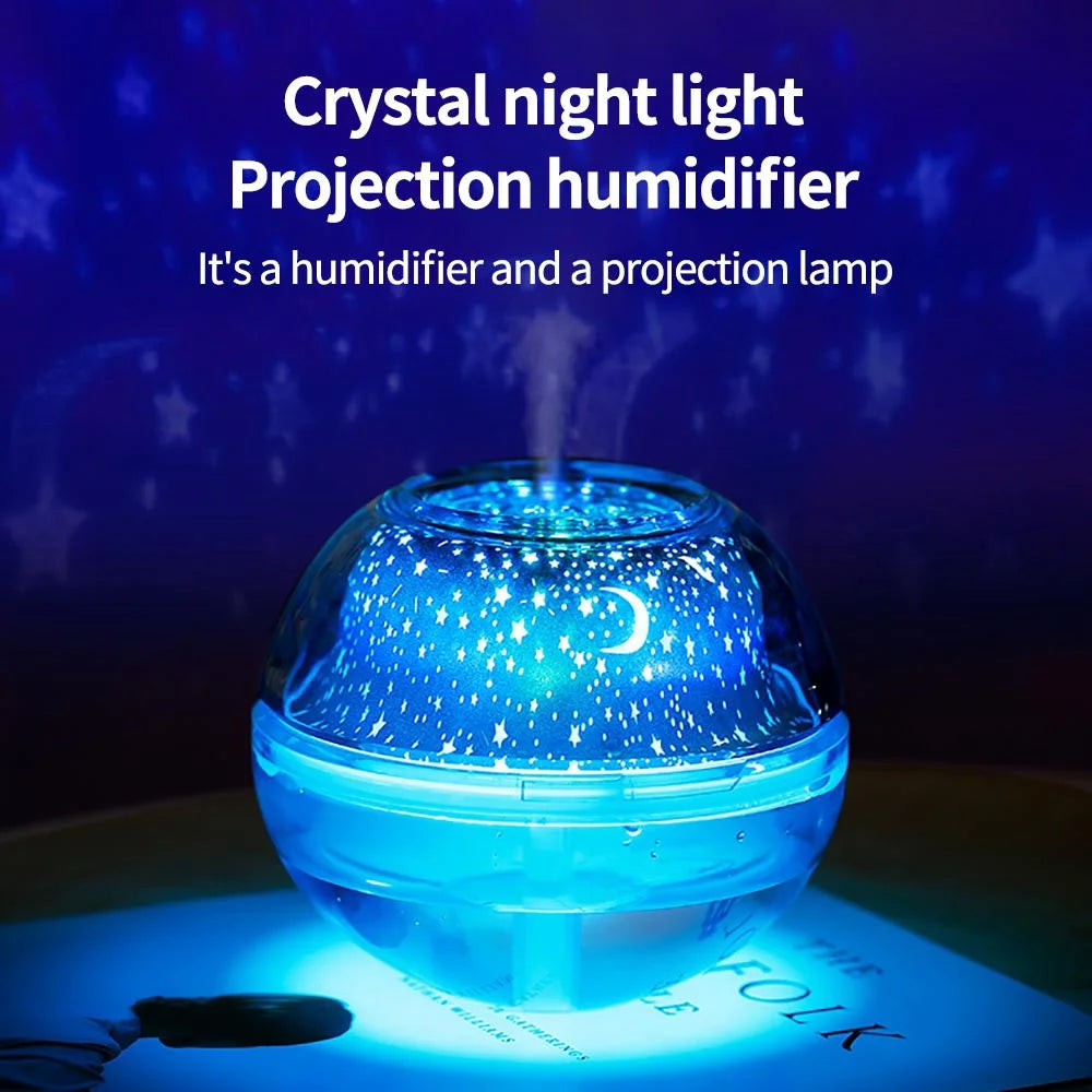 500ml USB Mini Air Humidifier With Night Light F4076