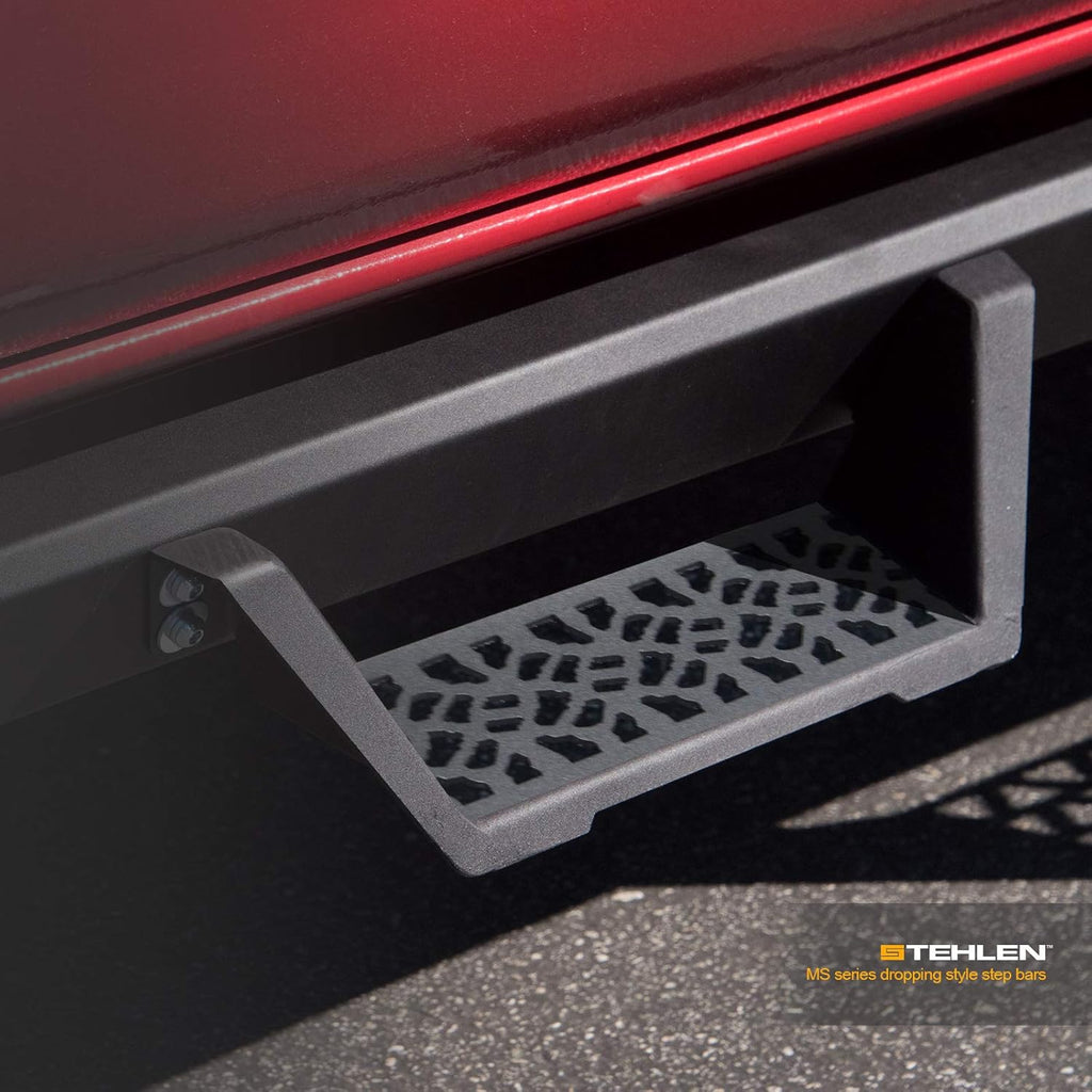 Matte Black Modular Drop Step Side Nerf Bars Rail Running Boards E196834