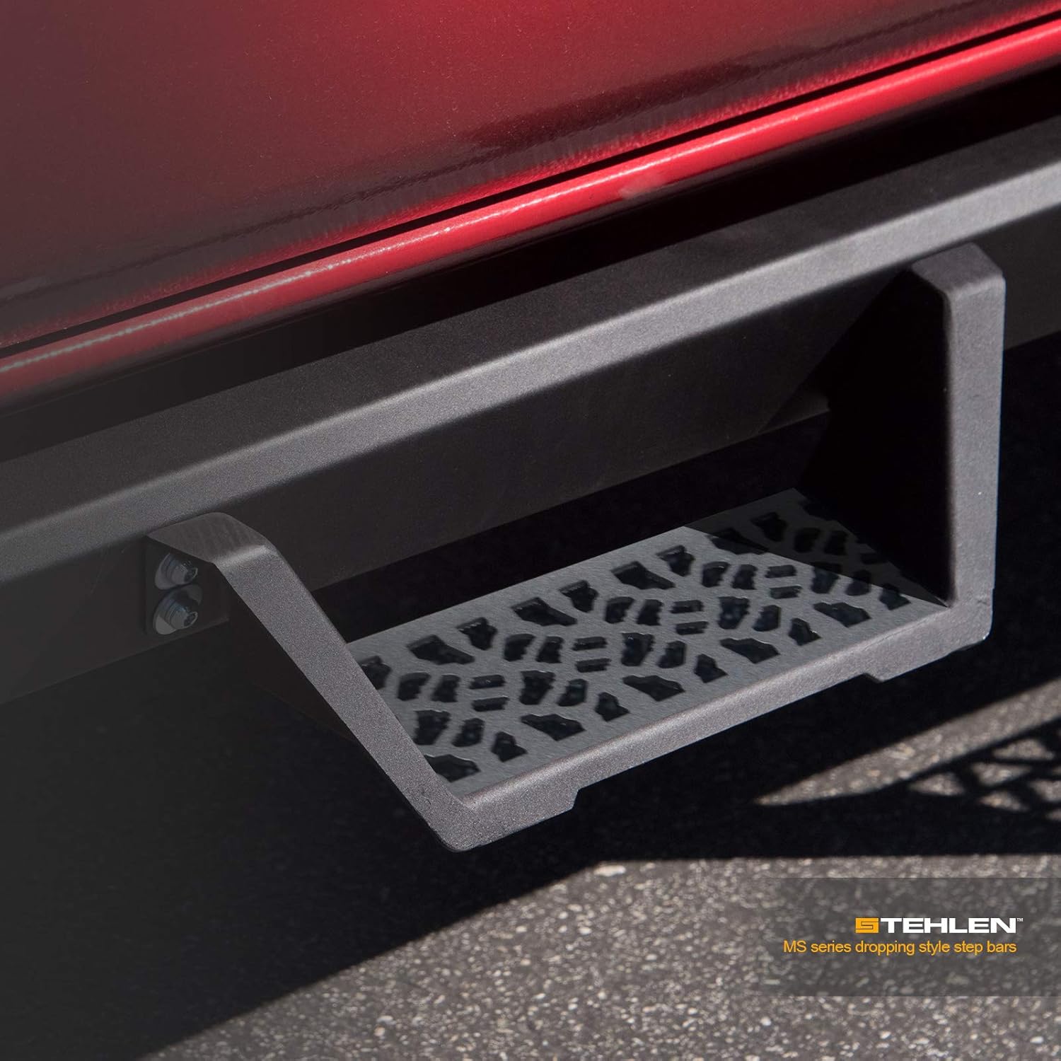 Matte Black Modular Drop Step Side Nerf Bars Rail Running Boards E196834