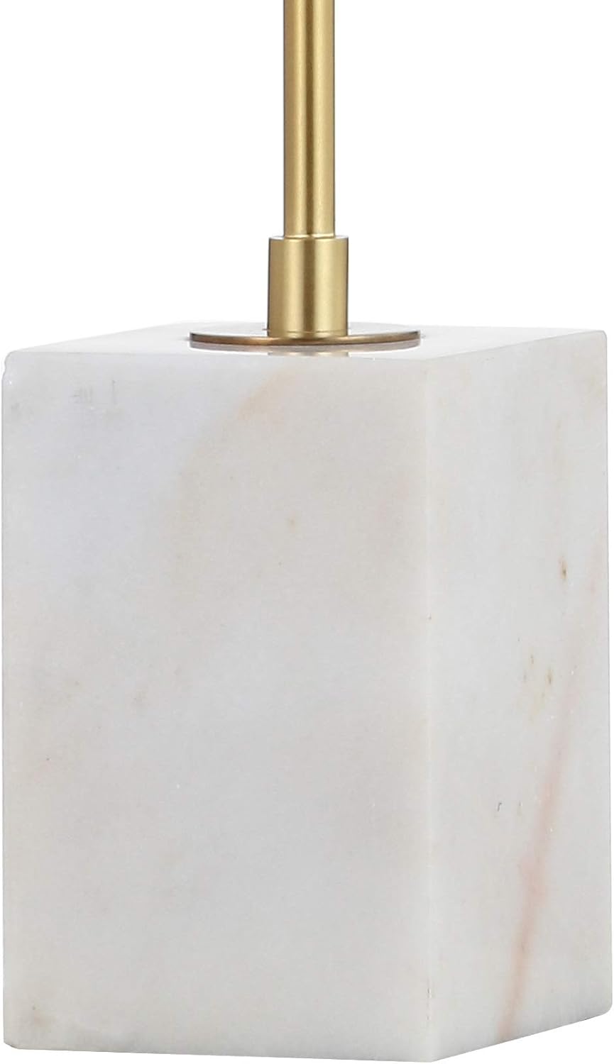 Gold Arched Metal Table Lamp with Marble Base C3951