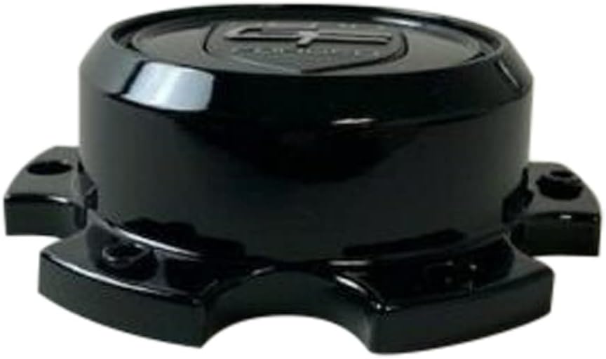 Gloss Black Wheel Center Cap 6 Lug Pack of 2 H3779