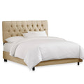 King Tufted Bed in Linen Sandstone T653580
