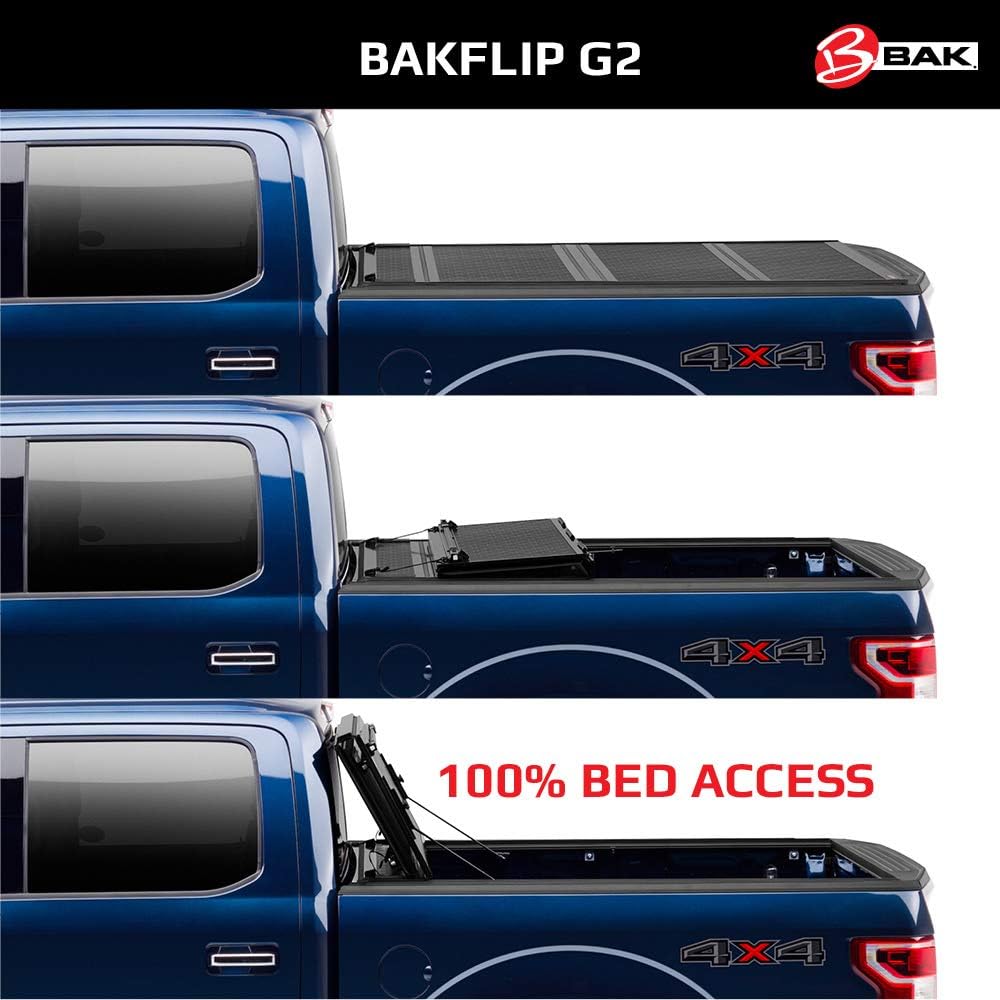 Hard Folding Truck Bed Tonneau Cover H2907