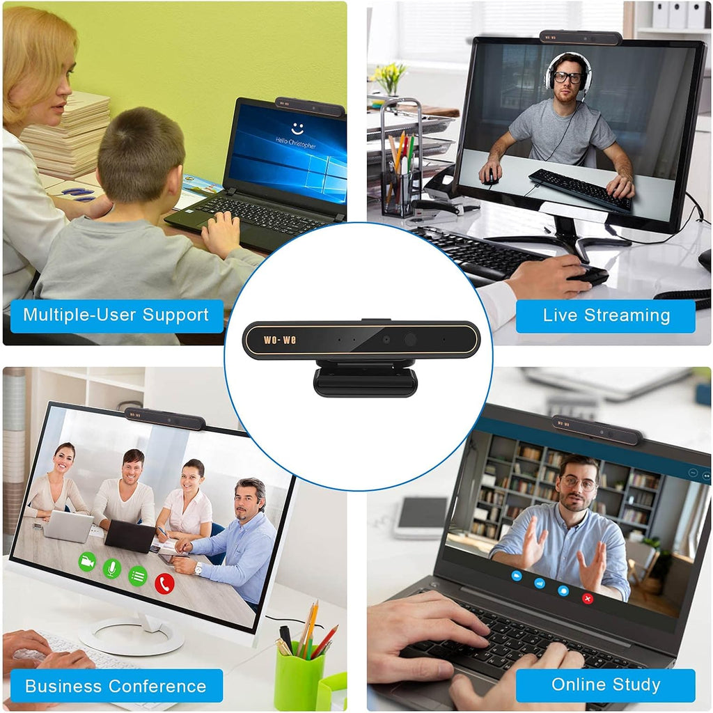 1080P IR Webcam with Dual Microphones, Pack of 2 S13558
