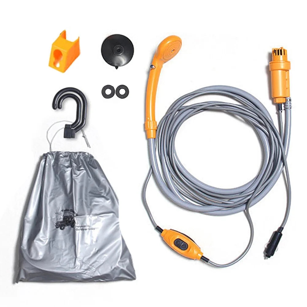 Folding Bucket Electric Outdoor Shower Kit V370