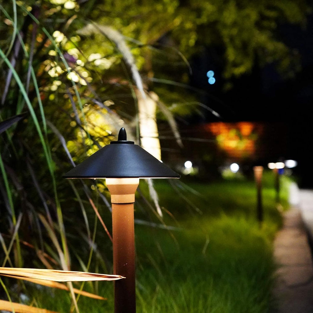 8 Pack Low Voltage Path Lights with Metal Stake and Connector U996