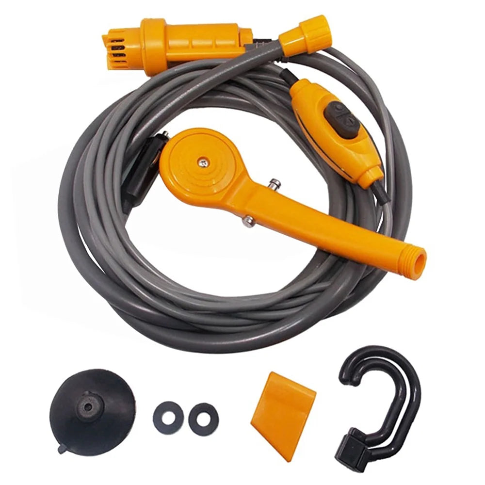 Folding Bucket Electric Outdoor Shower Kit V370