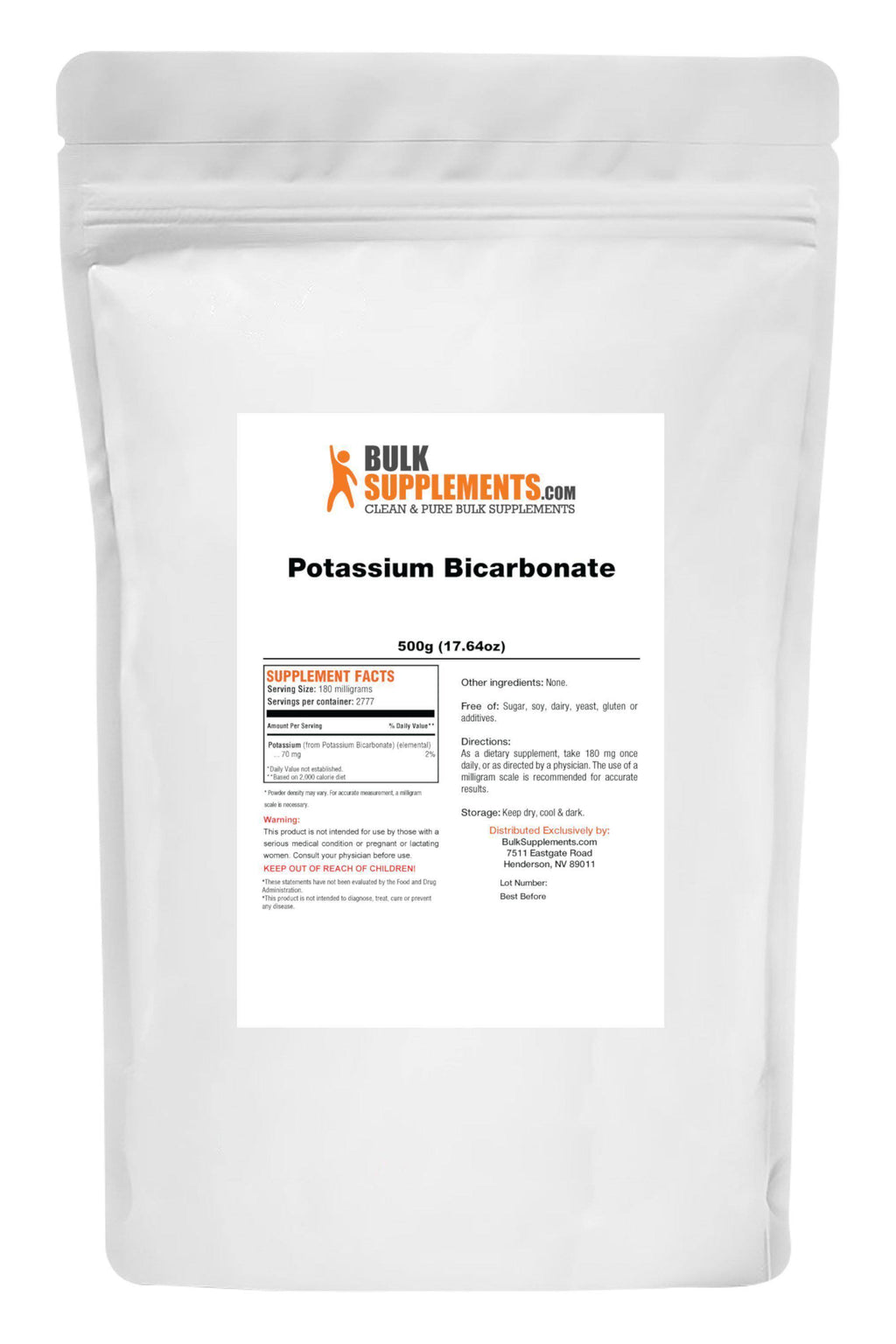 Potassium Bicarbonate Powder 25kg I441