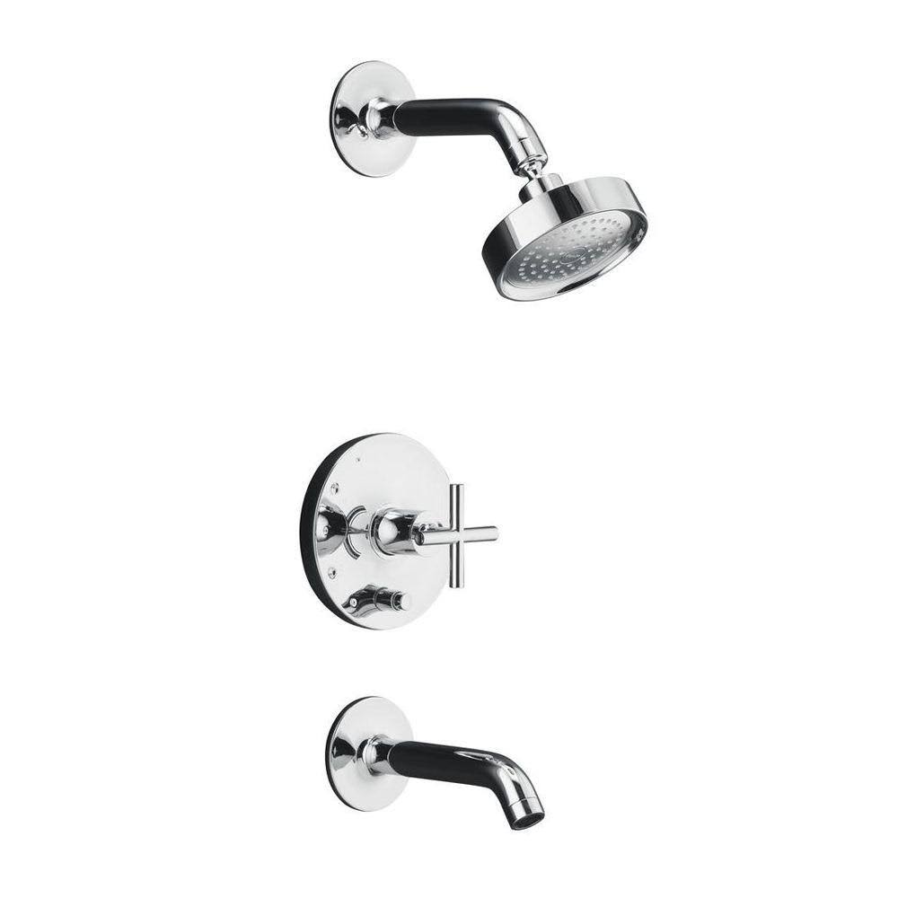 Polished Chrome Bath and Shower Faucet Trim S1418