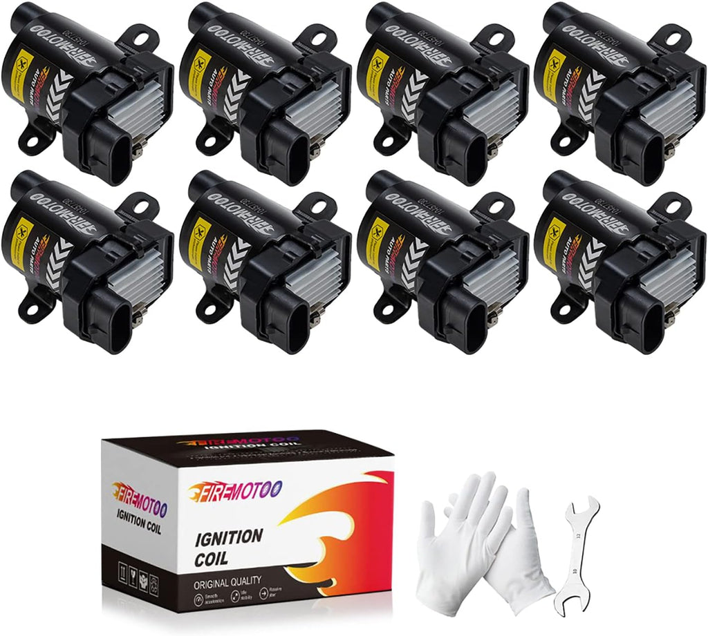 Pack of 8 Ignition Coil Pack for Chevy GMC V8 4.8L 5.3L 6.0L L864