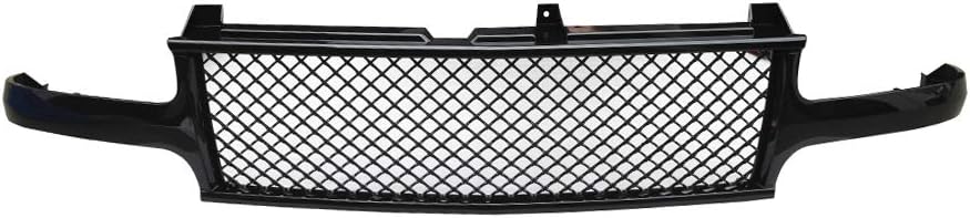 Black Mesh Front Bumper Grill Grille Cover Conversion For 1999-2006 Chevy Silverado Tahoe Suburban X550
