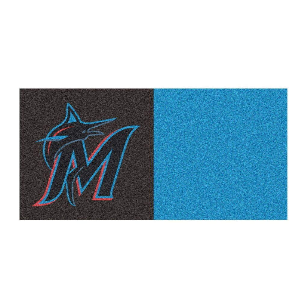Miami Marlins Carpet Tiles F242368