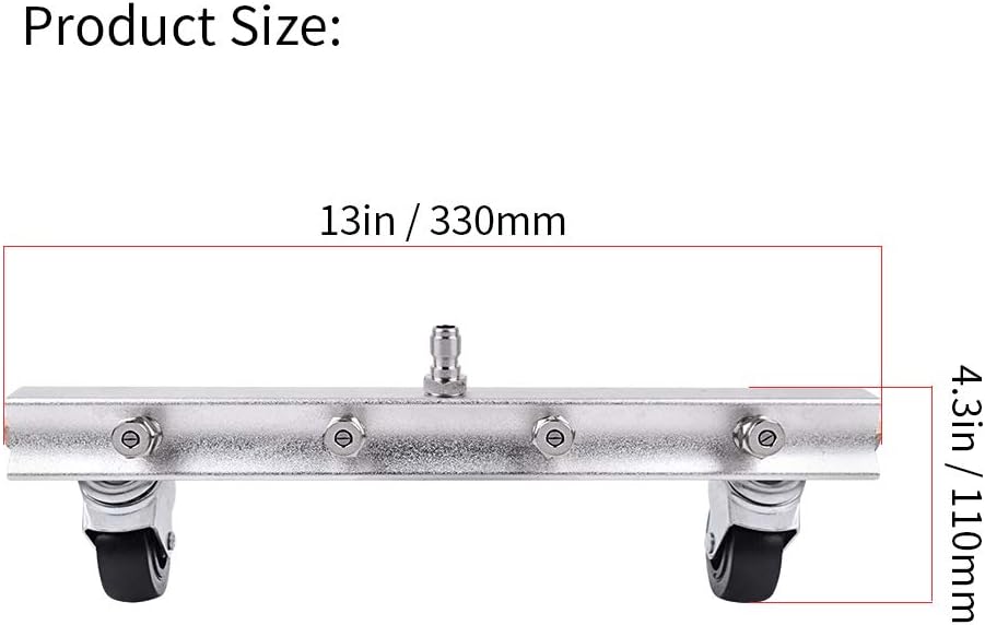 Undercarriage Pressure Washer Cleaner 13 Inch Pack of 2 A387467