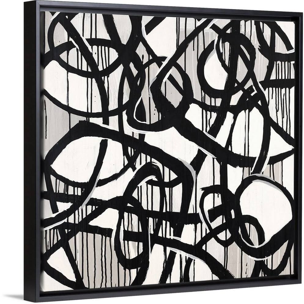 Black Float Frame Canvas Art - 24 x 24 M632567