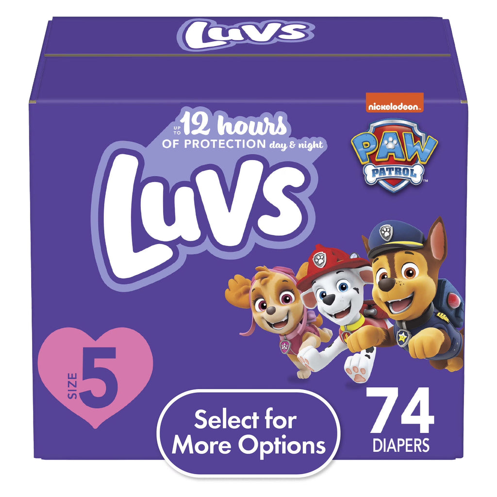 Luvs Diapers Size 5, 74 Count A29204