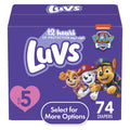 Luvs Diapers Size 5, 74 Count A29204