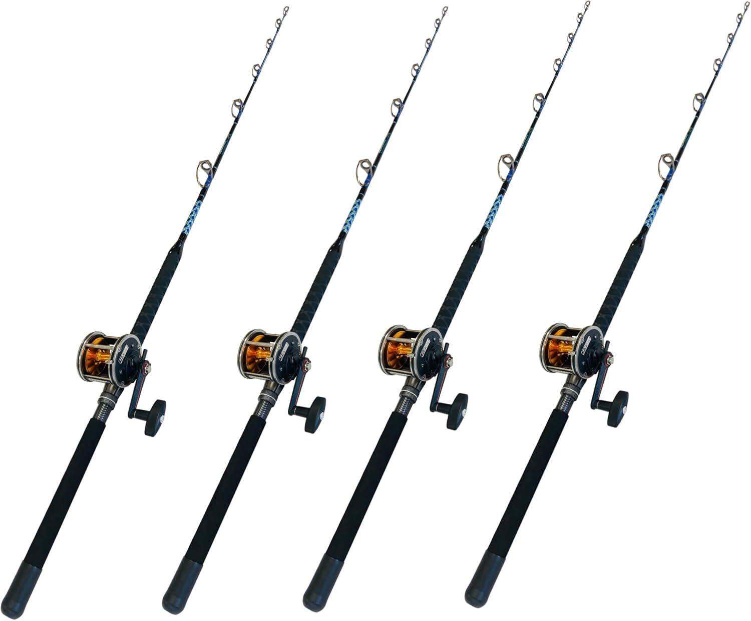 60-80 lb. 5'6" Boat Rod with Conventional Star Drag Reel H33556