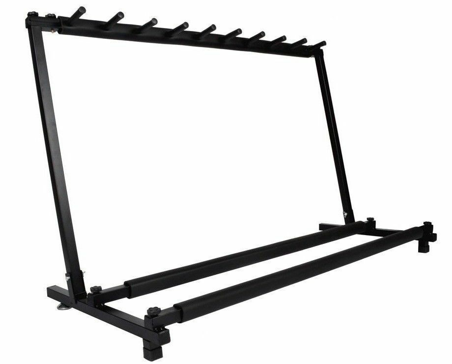 Triple Folding Guitar Bass Holder Rack Stand R242