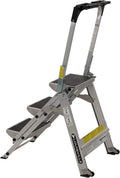 3-Foot Step Stool, 300-Pound Capacity, Silver V583