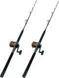 60-80 lb. 5'6" Boat Rod with Conventional Star Drag Reel H33556