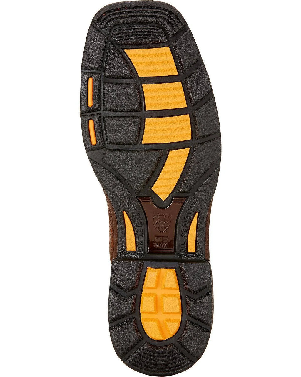 Brown Wide Work Boots W34001