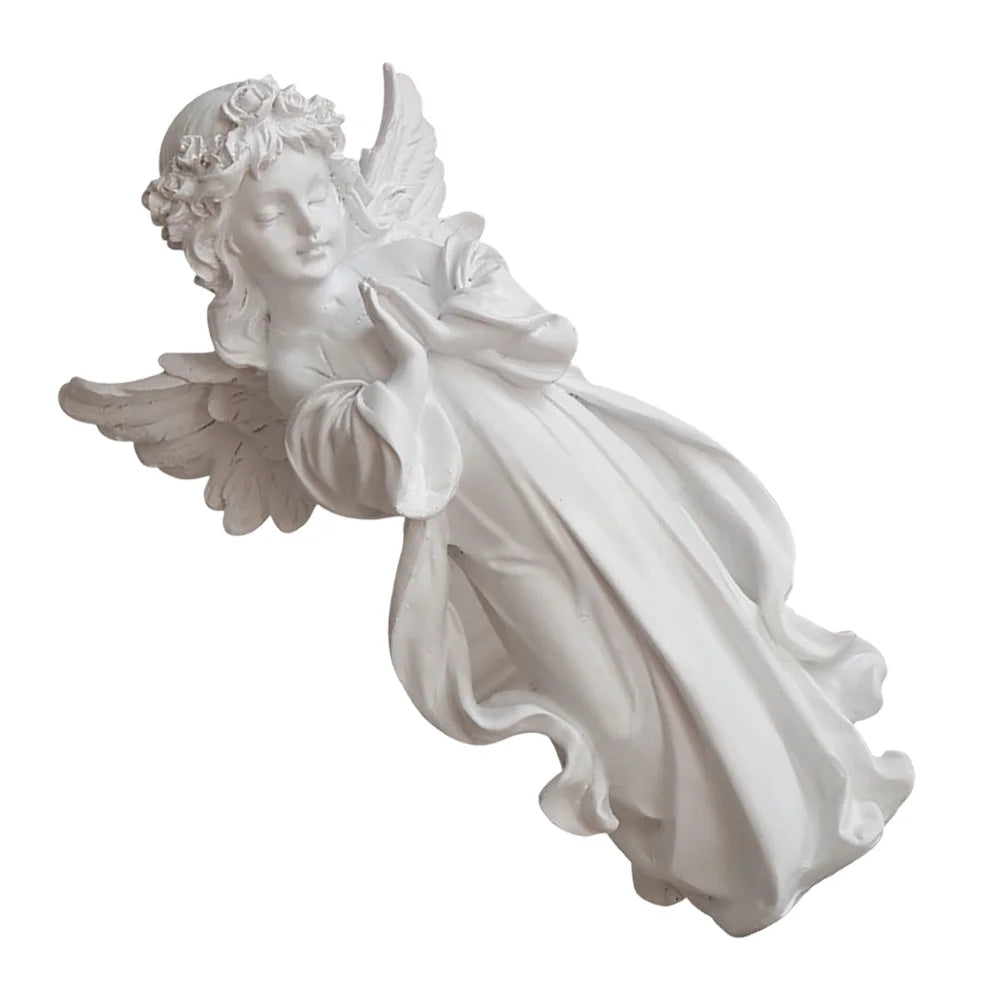 Kneeling Cherub Resin Figurine G717426