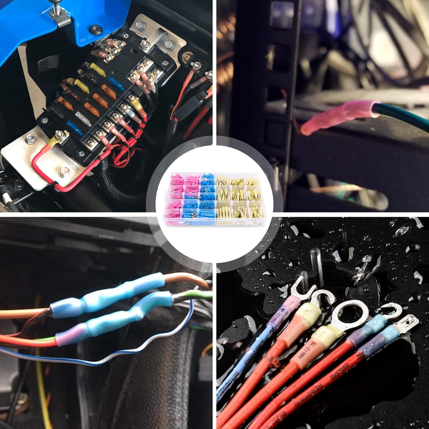 540 PCS Waterproof Heat Shrink Wire Connectors Kit F110366