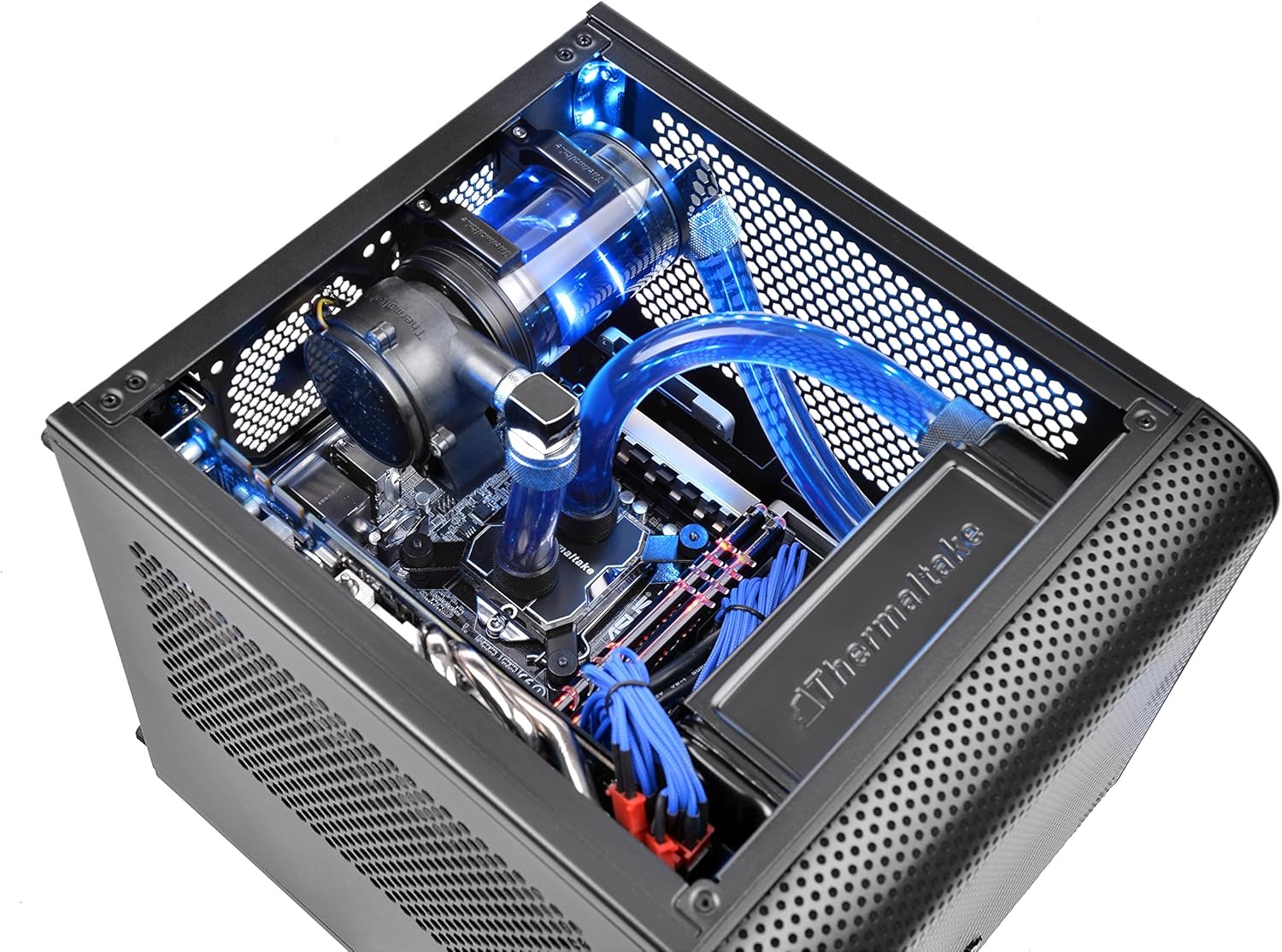 Black Mini ITX Cube Computer Case Q258525